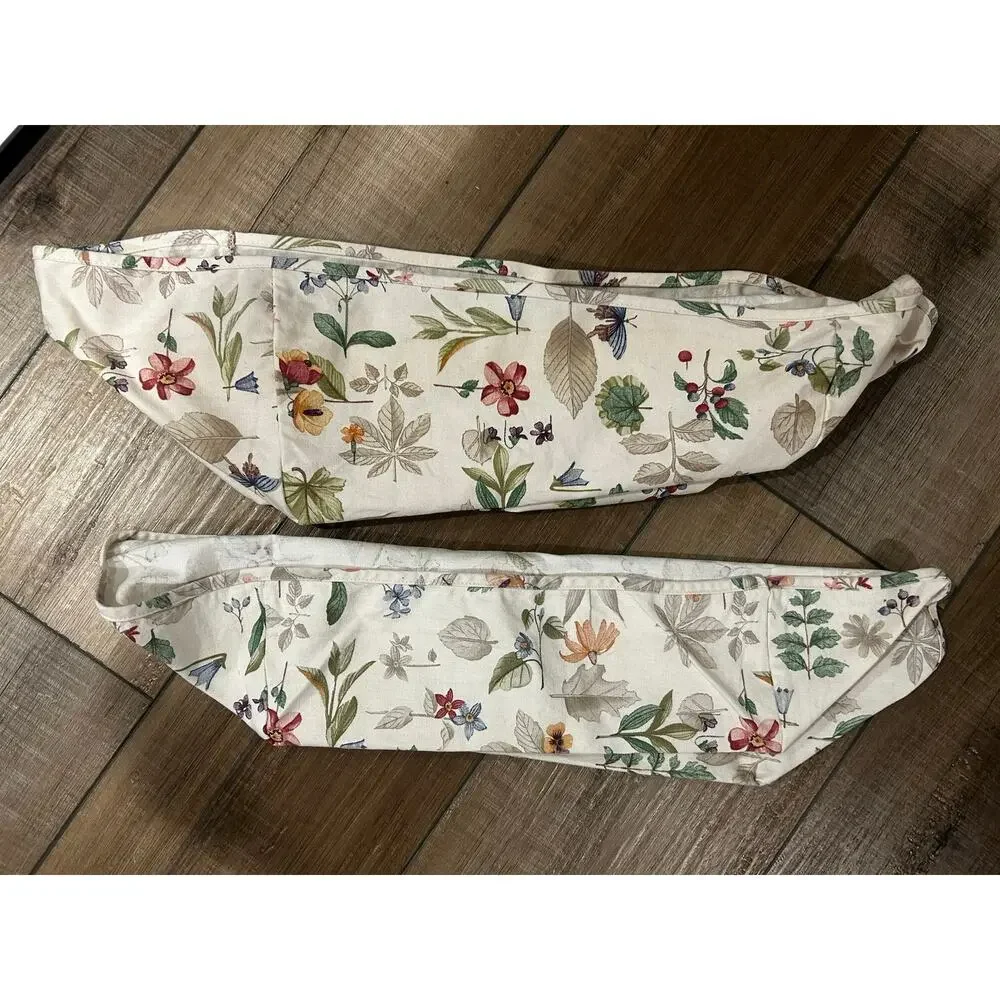 Longaberger Paper Tray & Tapered Paper Tray Basket Liners Botanical Fields RARE